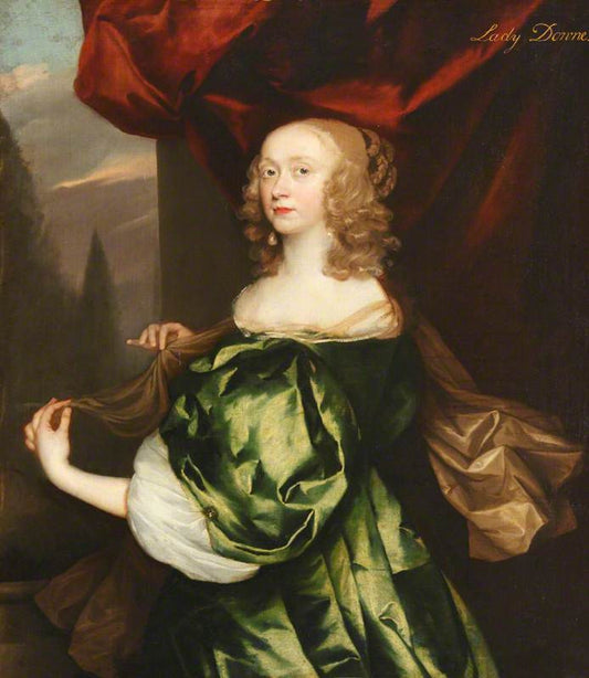 Elizabeth Murray, Lady Tollemache, Later Countess of Dysart and Duchess of Lauderdale, vintage artwork by John Weesop, 12x8" (A4) Poster