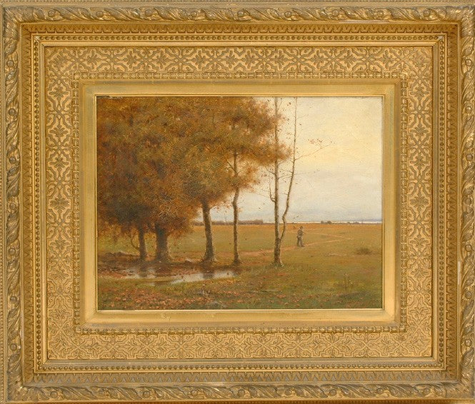 Path to Water, vintage artwork by Leonard Ochtman, 12x8" (A4) Poster