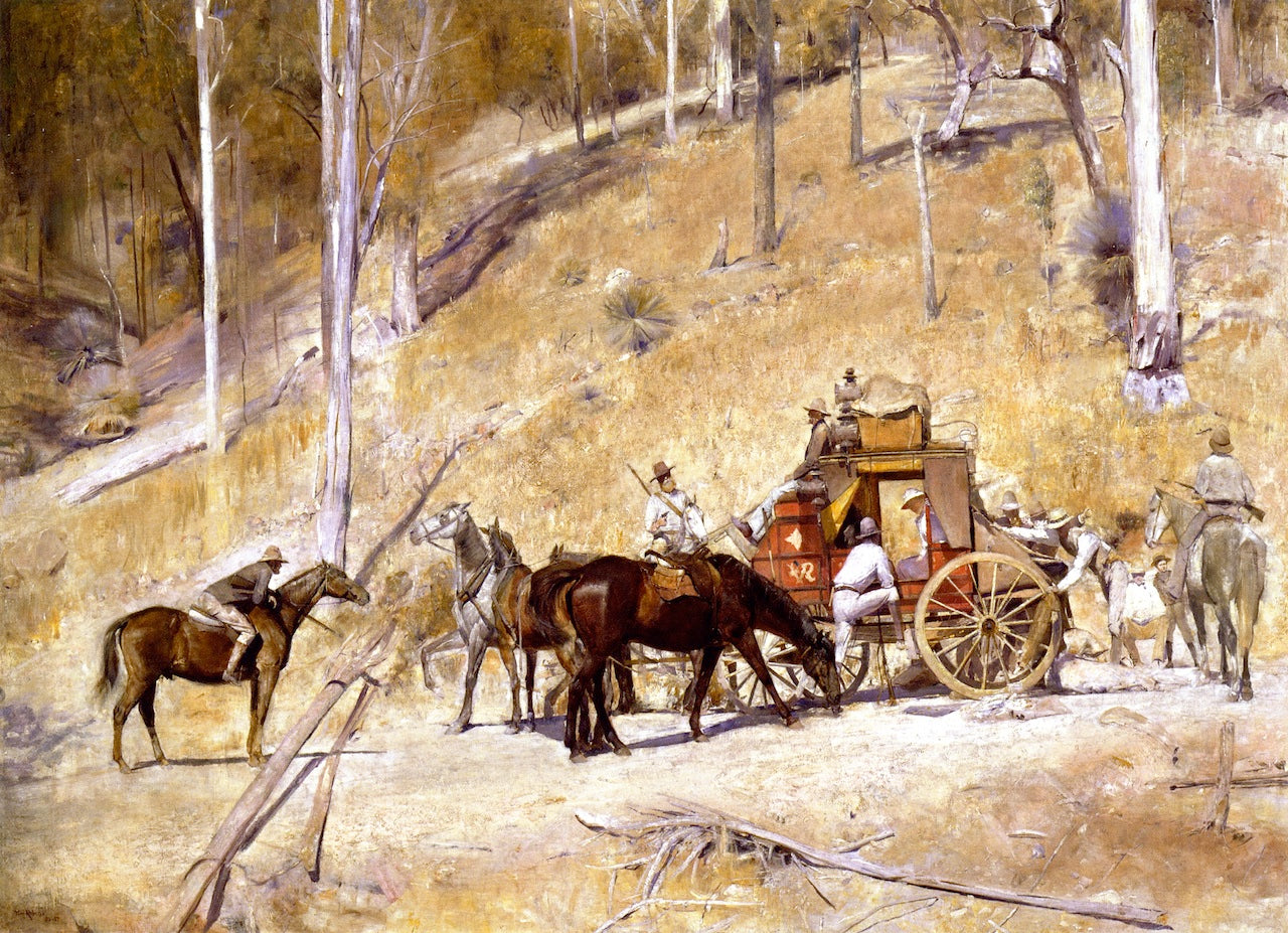 Bailed Up by Tom Roberts,A3(16x12")Poster