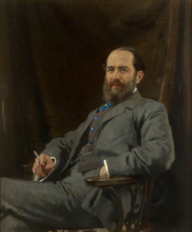 thur Schuster (1851-1934) by Sir William Orpen, R.A., R.H.A.,16x12(A3) Poster