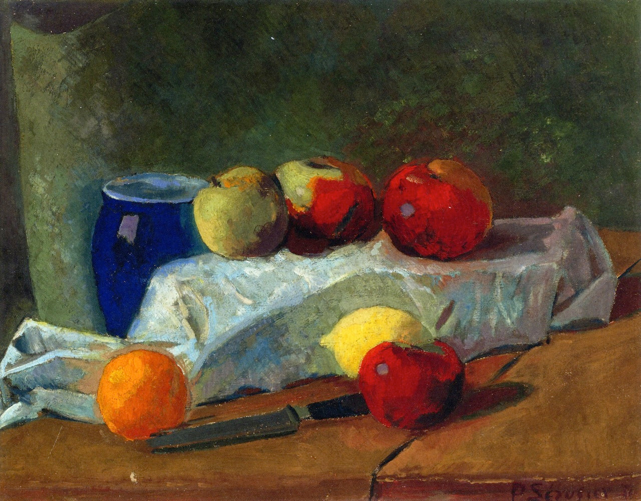 Apples and Lemons, vintage artwork by Paul Serusier, 12x8" (A4) Poster