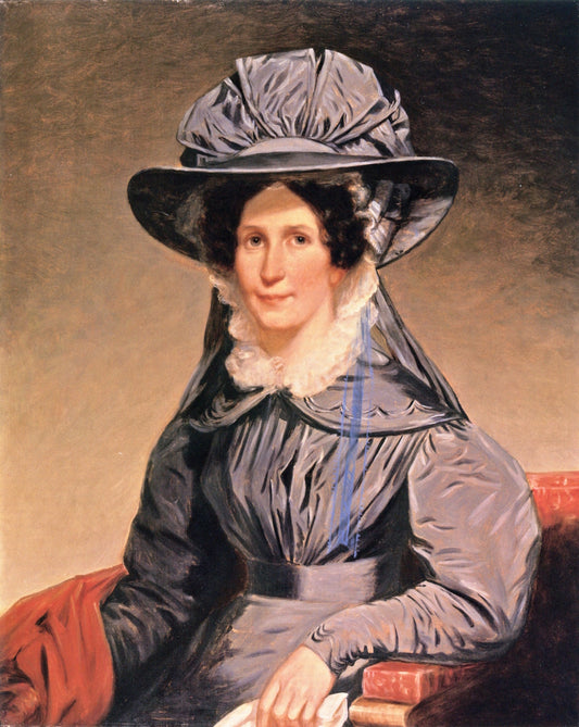 Mrs. Daniel (Grace Fletcher) Webster, vintage artwork by Chester Harding, 12x8" (A4) Poster