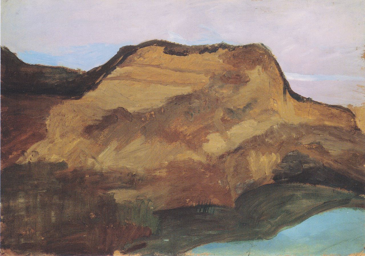 Sand Dune, vintage artwork by Paula Modersohn-Becker, 12x8" (A4) Poster