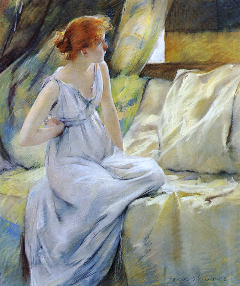 Woman in Classic Dress by Francis Coates Jones,A3(16x12")Poster