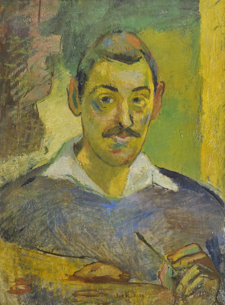 Portrait of an Artist (Gauguin?) by Jan Verkade,A3(16x12")Poster