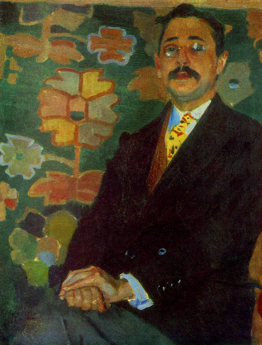 Portrait of Degtyarev, vintage artwork by Alexander Murashko, 12x8" (A4) Poster