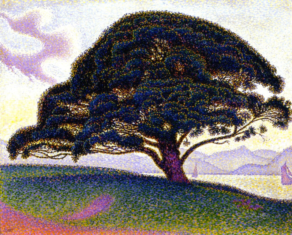 The Bonaventure Pine, vintage artwork by Paul Signac, 12x8" (A4) Poster