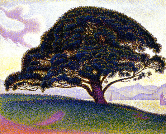 The Bonaventure Pine, vintage artwork by Paul Signac, 12x8" (A4) Poster