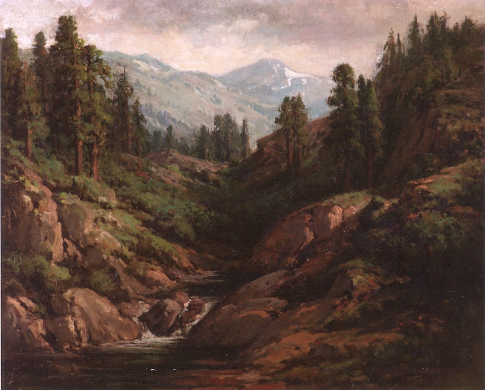 Soda Springs, vintage artwork by William Franklin Jackson, 12x8" (A4) Poster