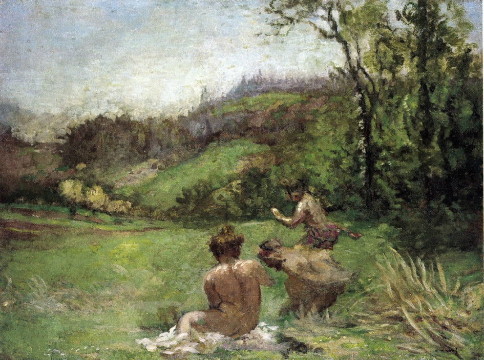 Satyrs in a Landscape by Ker Xavier Roussel,A3(16x12")Poster