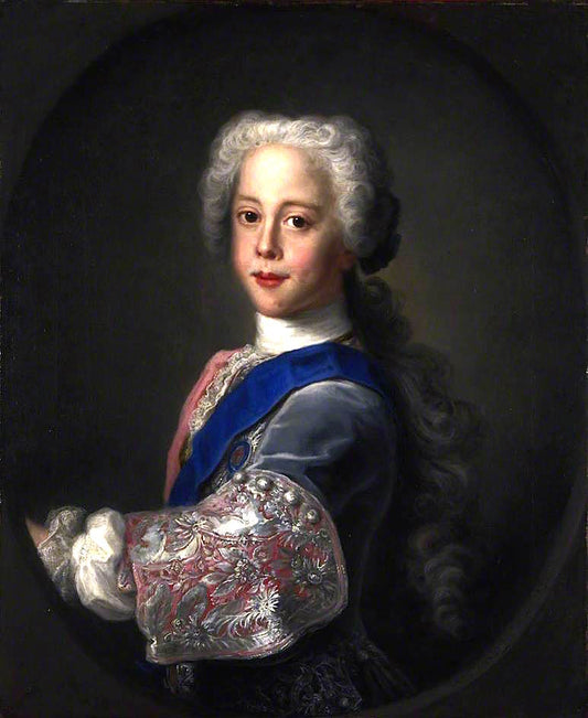 Prince Henry Benedict Clement Stuart, Cardinal York, Younger Brother of Prince Charles Edward, vintage artwork by Antonio David, 12x8" (A4) Poster
