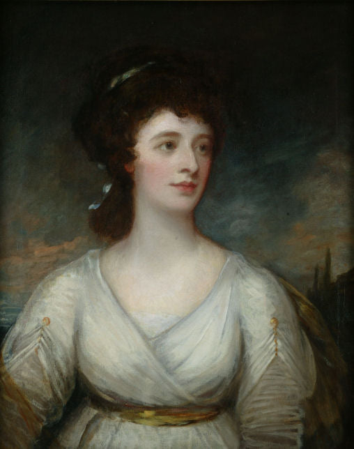 Frances Louisa Long, vintage artwork by George Romney, 12x8" (A4) Poster