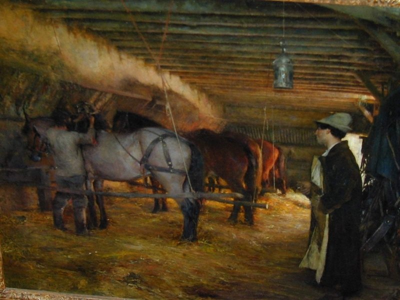 In the Stable by Pascal Dagnan-Bouveret,A3(16x12")Poster