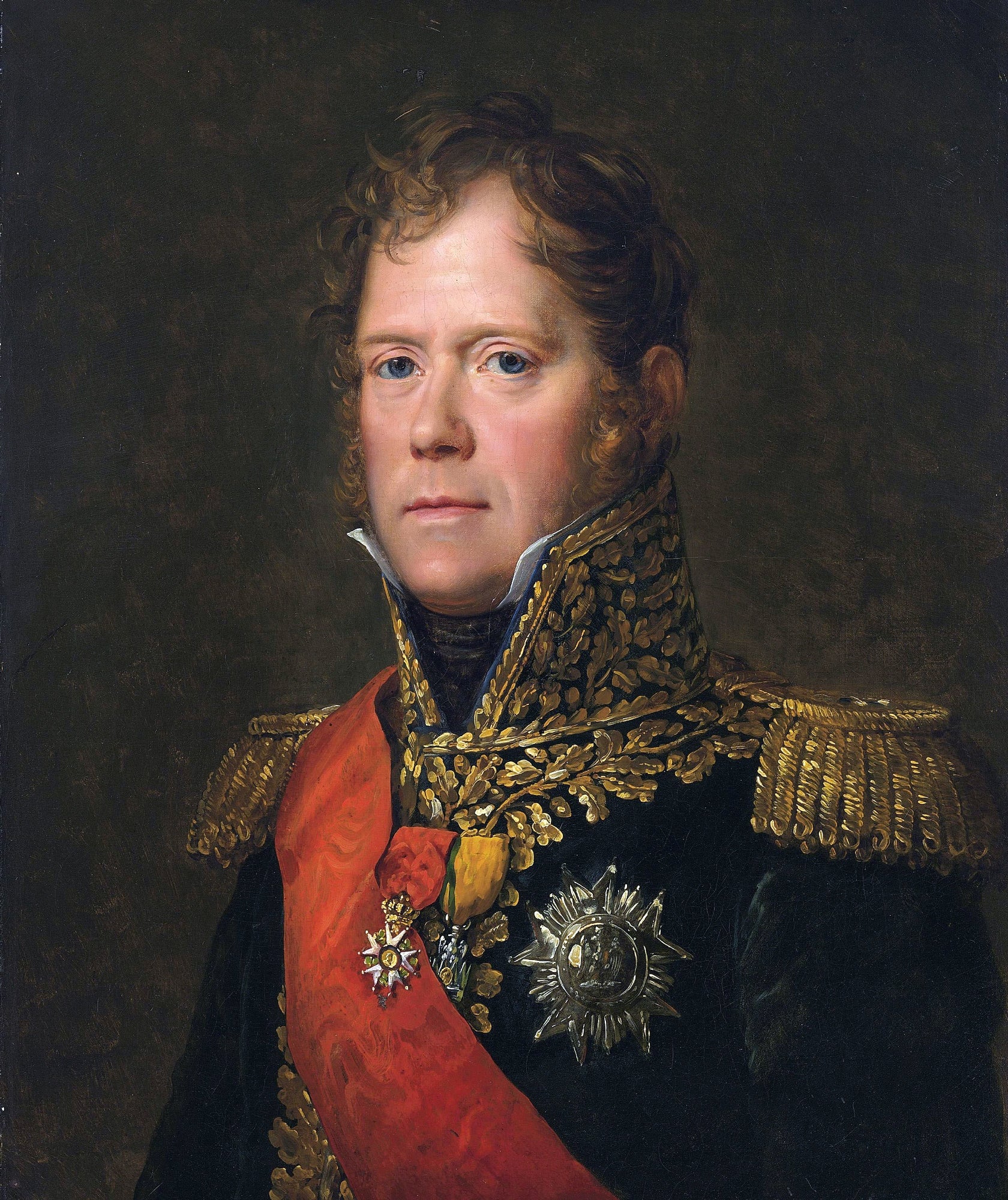 Marshal Michel Ney, vintage artwork by François Gerard, 12x8" (A4) Poster