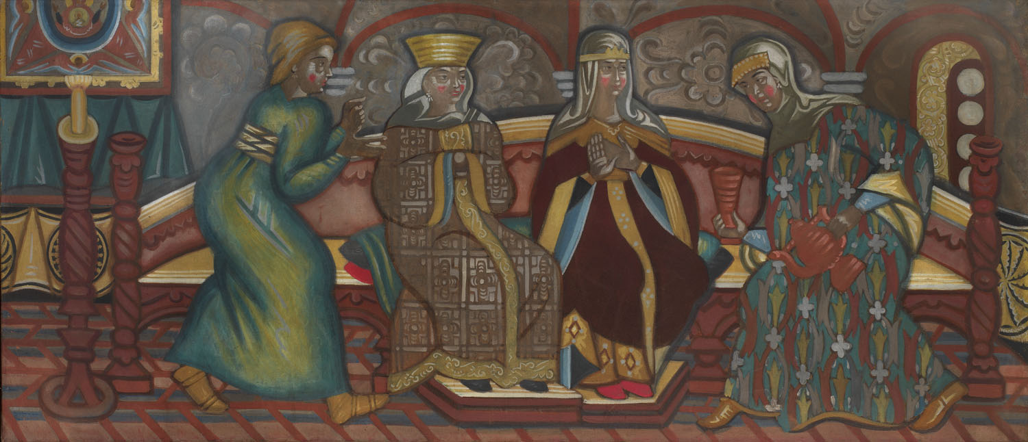 In the Princes' Chamber by Dmitri Semenovitch Stelletsky,16x12(A3) Poster