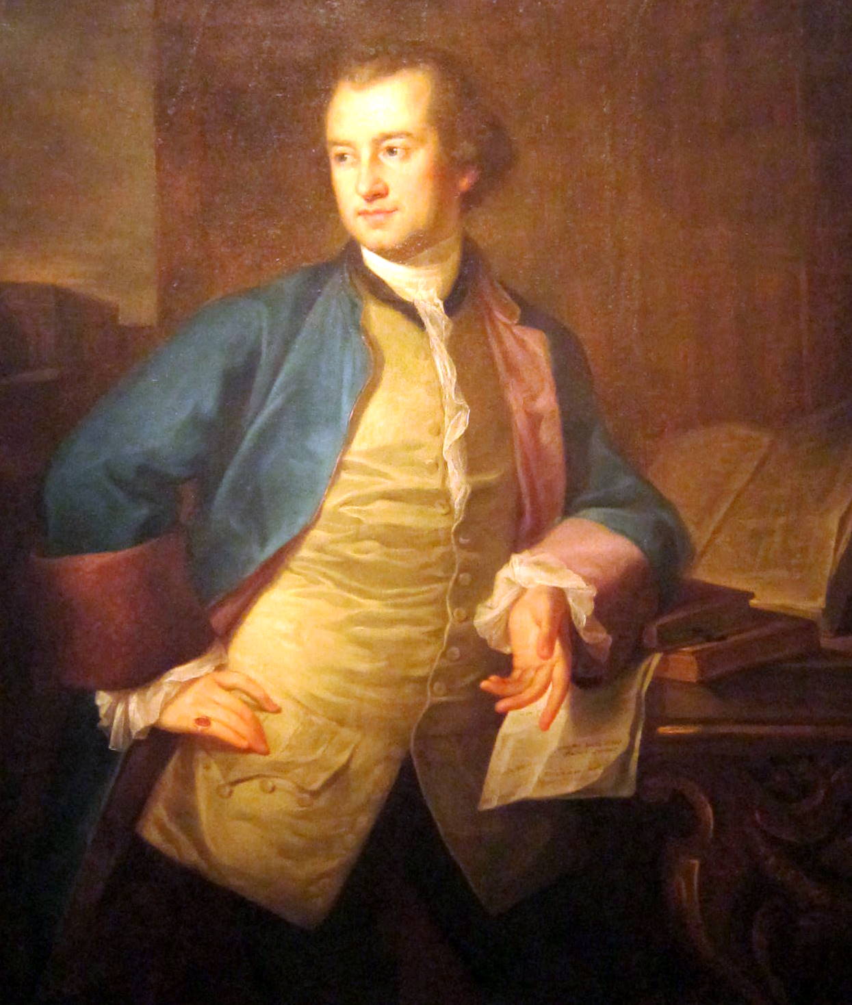 John Morgan, vintage artwork by Angelica Kauffmann, 12x8" (A4) Poster