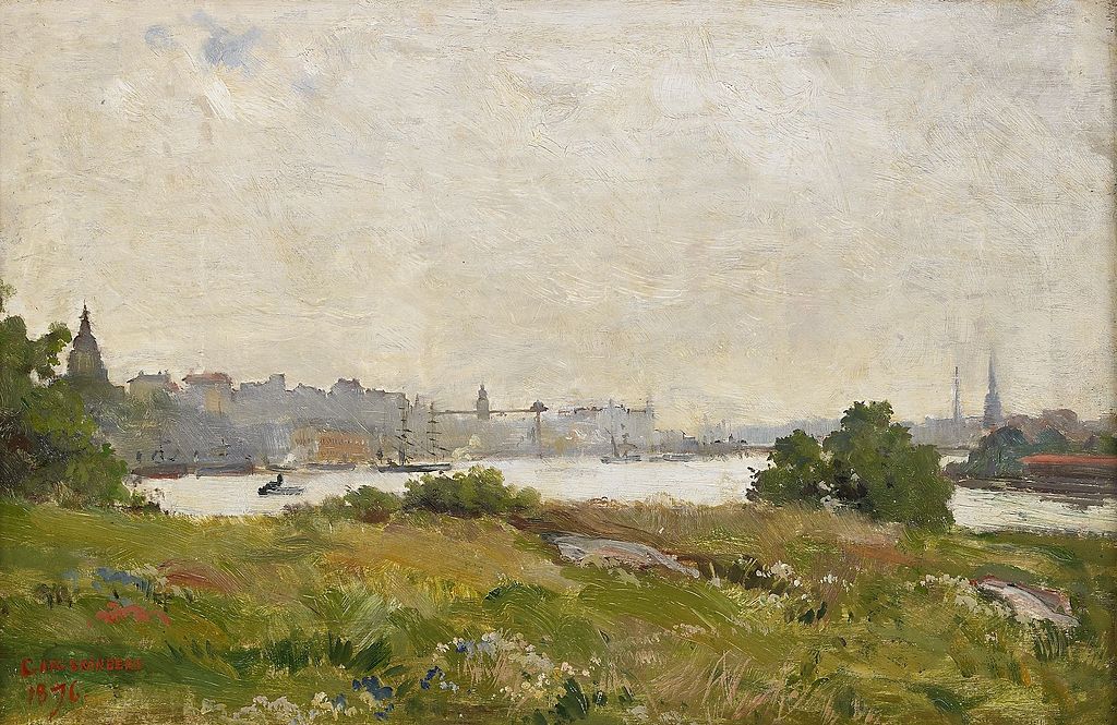 View of Stockholm by Carl Skanberg,A3(16x12")Poster