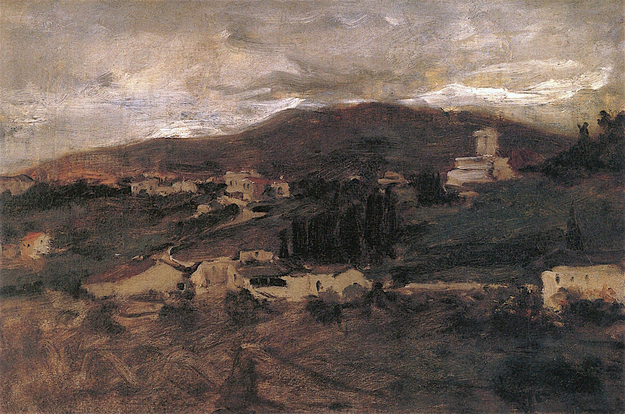 Florence, San Miniato by John Twachtman,A3(16x12")Poster