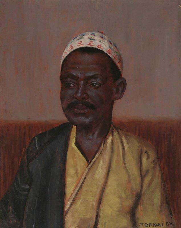 Man from Sudan (Szudani ferfi) by Gyula Tornai,A3(16x12")Poster