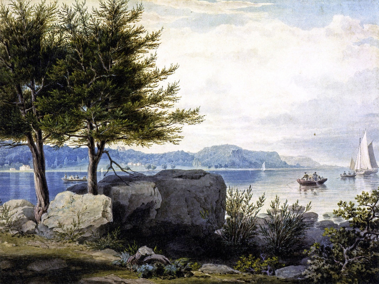 Weehawkin from Turtle Grove, vintage artwork by William James Bennett, 12x8" (A4) Poster