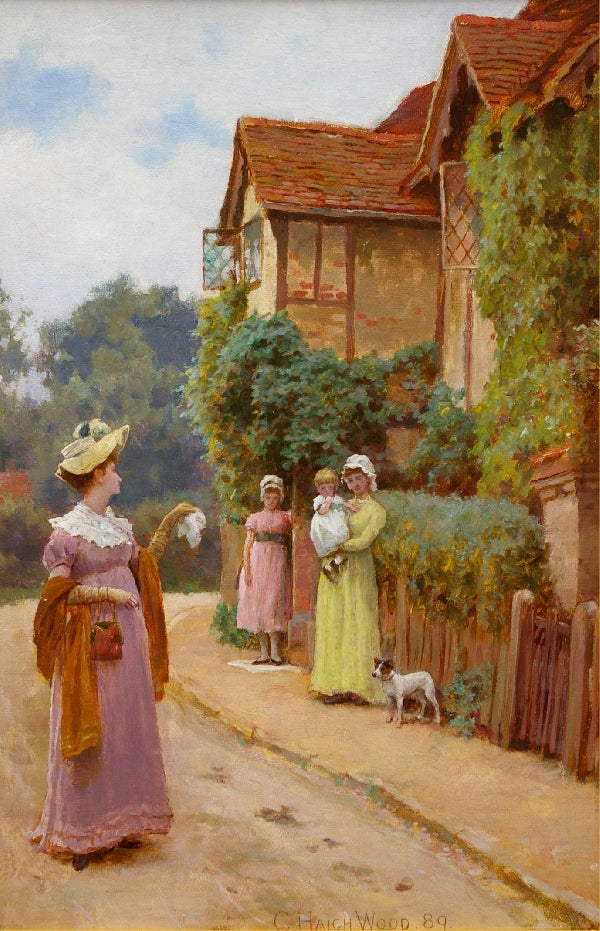The Leave Taking by Charles Haigh Wood,A3(16x12")Poster