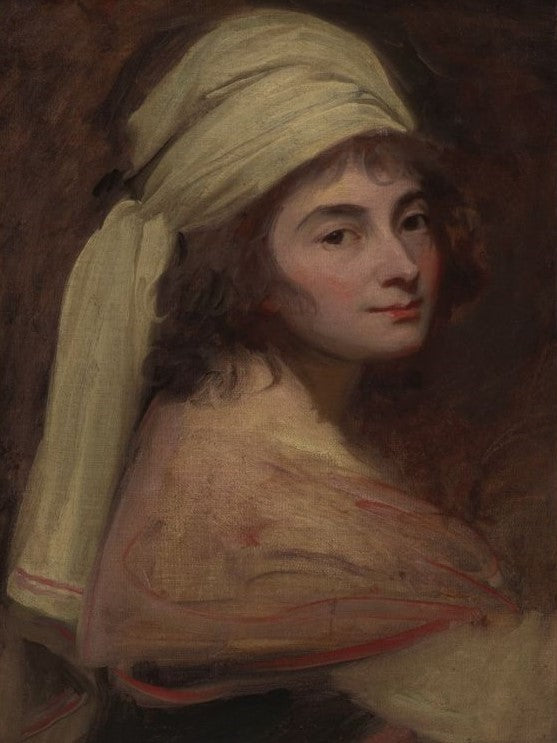 Madame de Genlis, vintage artwork by George Romney, 12x8" (A4) Poster