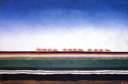 Red Calvary by Kasimir Malevich,16x12(A3) Poster