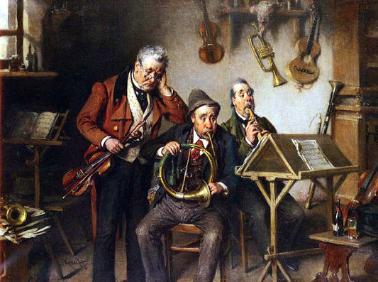 A False Note, vintage artwork by Hermann Kern, 12x8" (A4) Poster