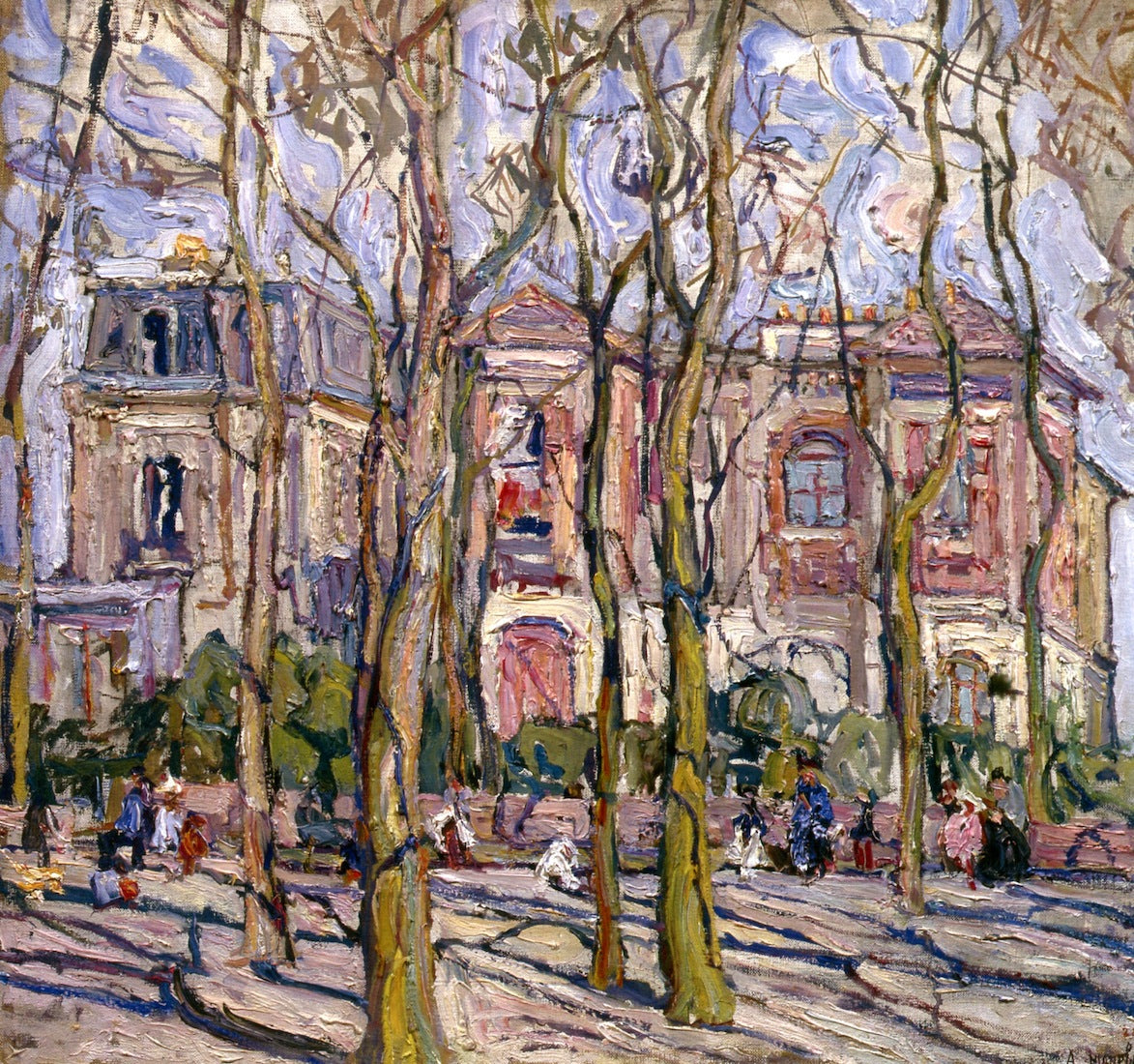 At Park Montsouris by Abraham A. Manievich,16x12(A3) Poster