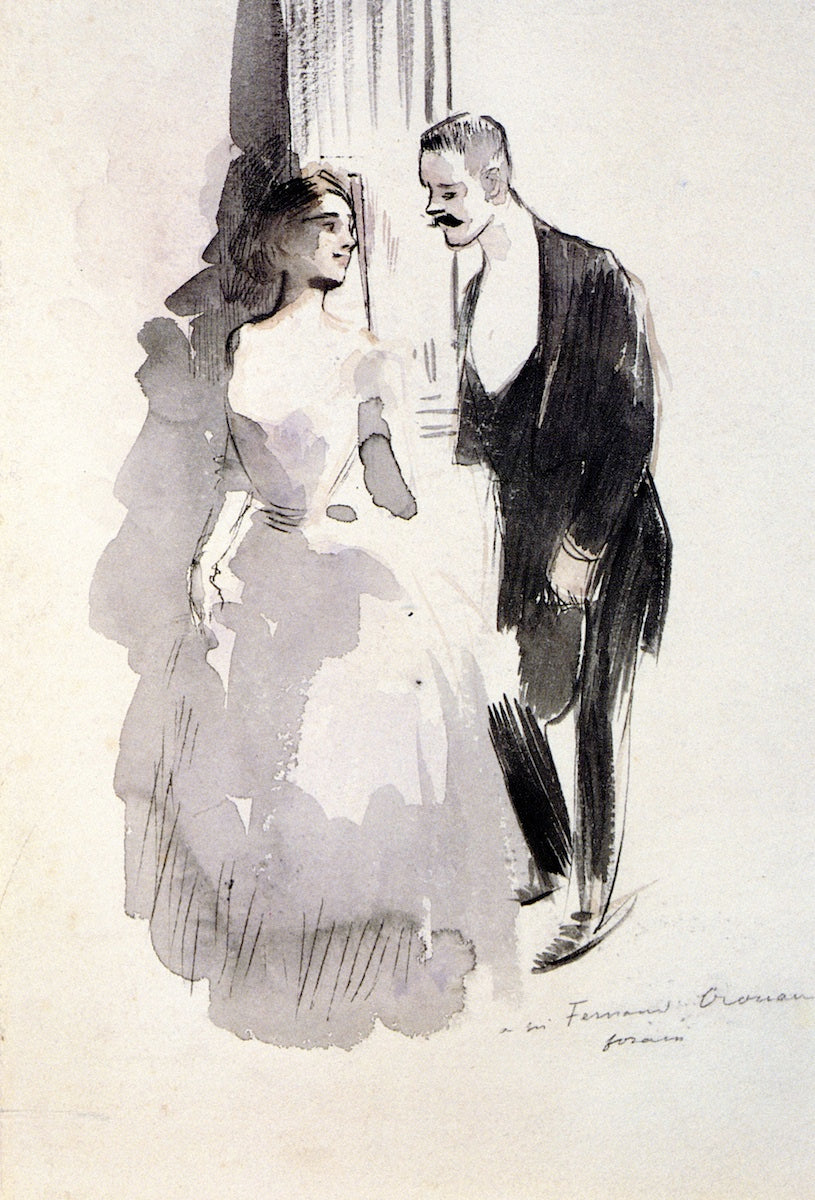 The Invitation by Jean-Louis Forain,A3(16x12")Poster