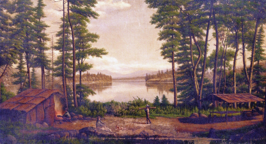 Lake in the Central Adirondacks by Levi Wells Prentice,A3(16x12")Poster