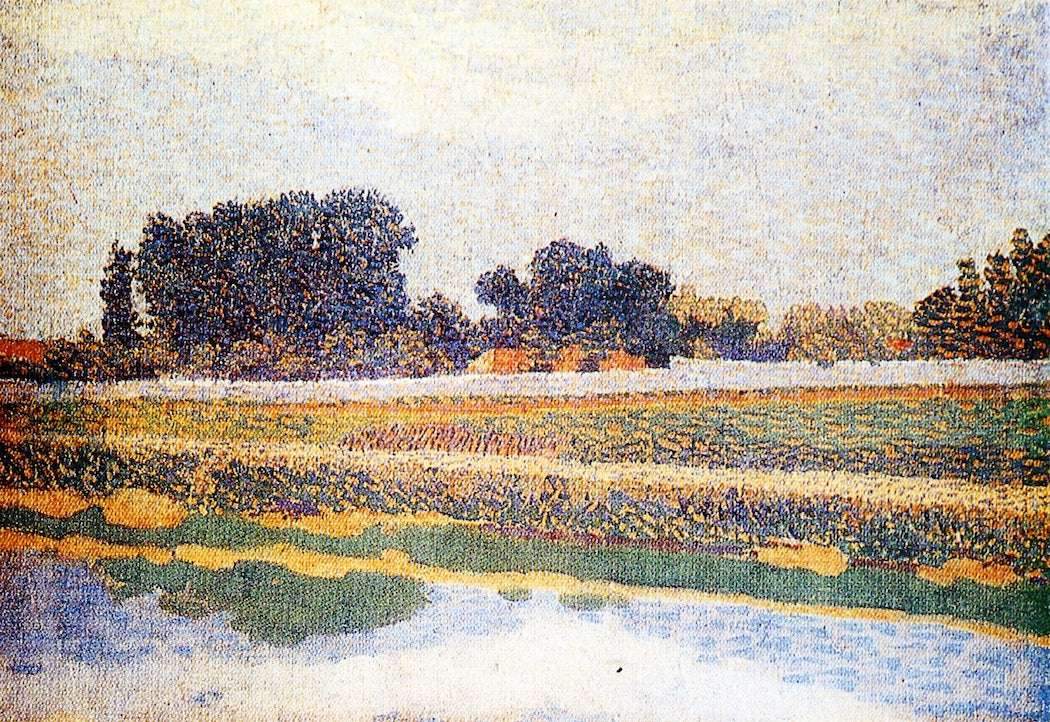 Banks of the Oise by Louis Hayet,A3(16x12")Poster