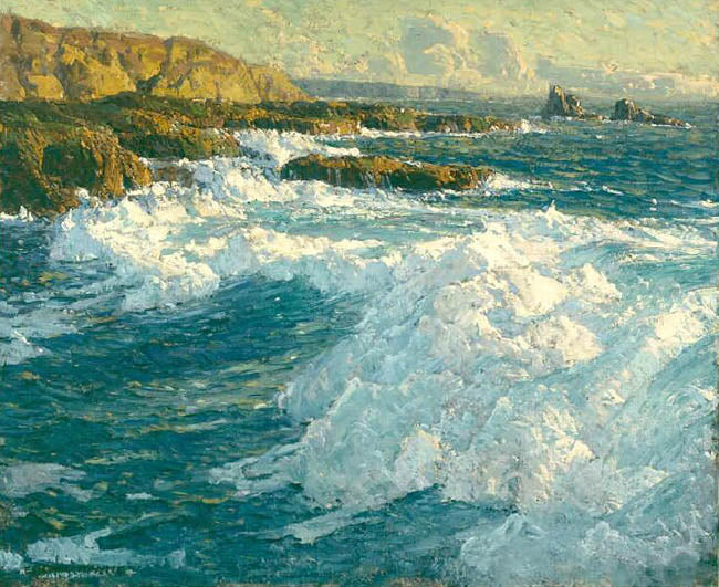 Laguna Coastline by Edgar Alwyn Payne,16x12(A3) Poster
