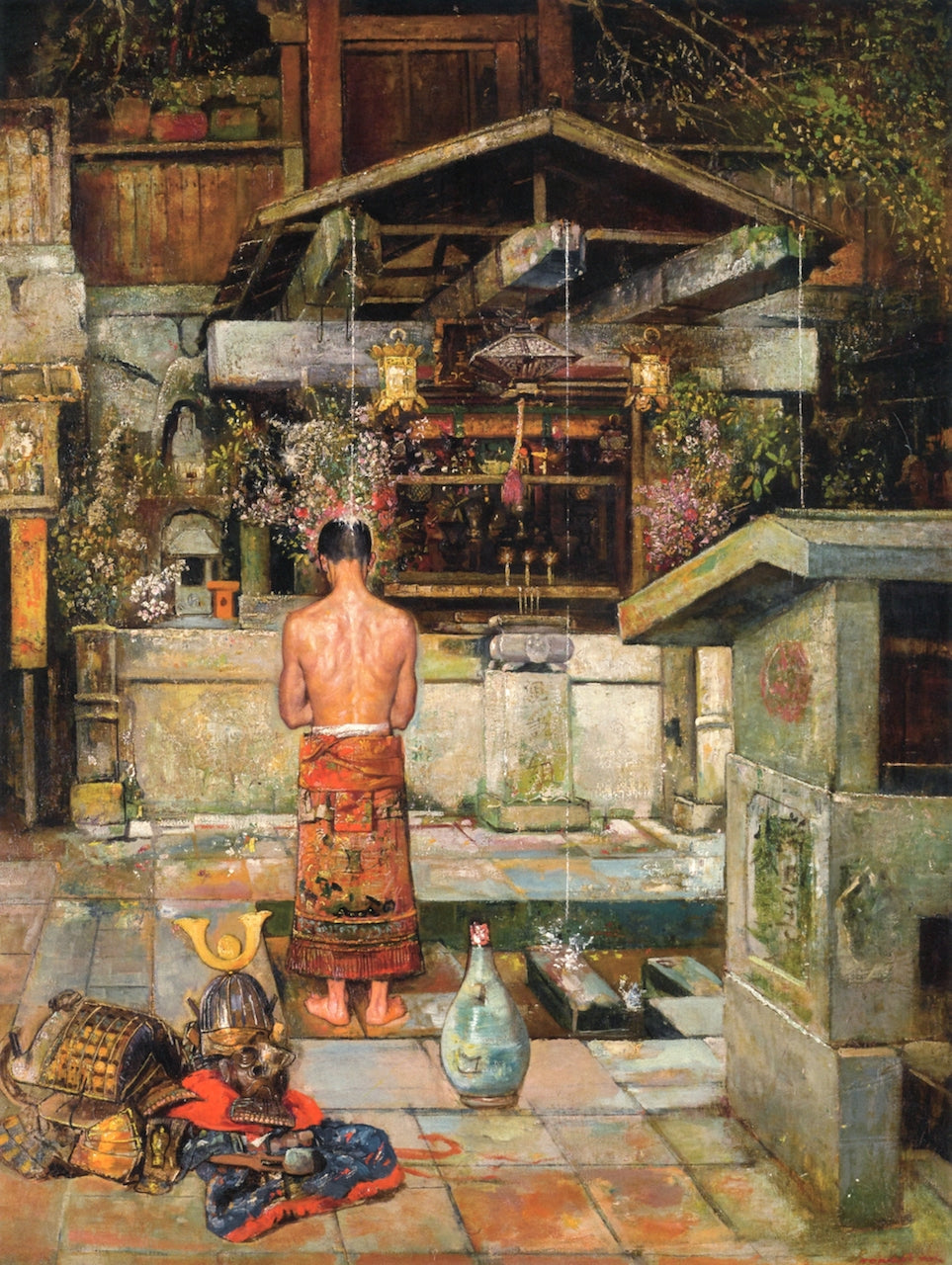The Holy Cleansing of the Samurai by Gyula Tornai,A3(16x12")Poster