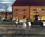 The Milkman of Goshen, vintage artwork by Horace Pippin, 12x8" (A4) Poster