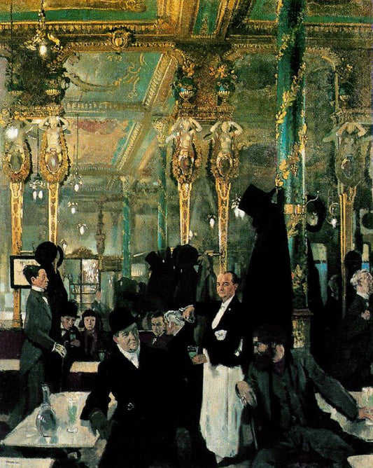The Cafe Royal, London by Sir William Orpen, R.A., R.H.A.,16x12(A3) Poster