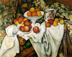 Apples and Oranges, vintage artwork by Paul Cezanne, 12x8" (A4) Poster