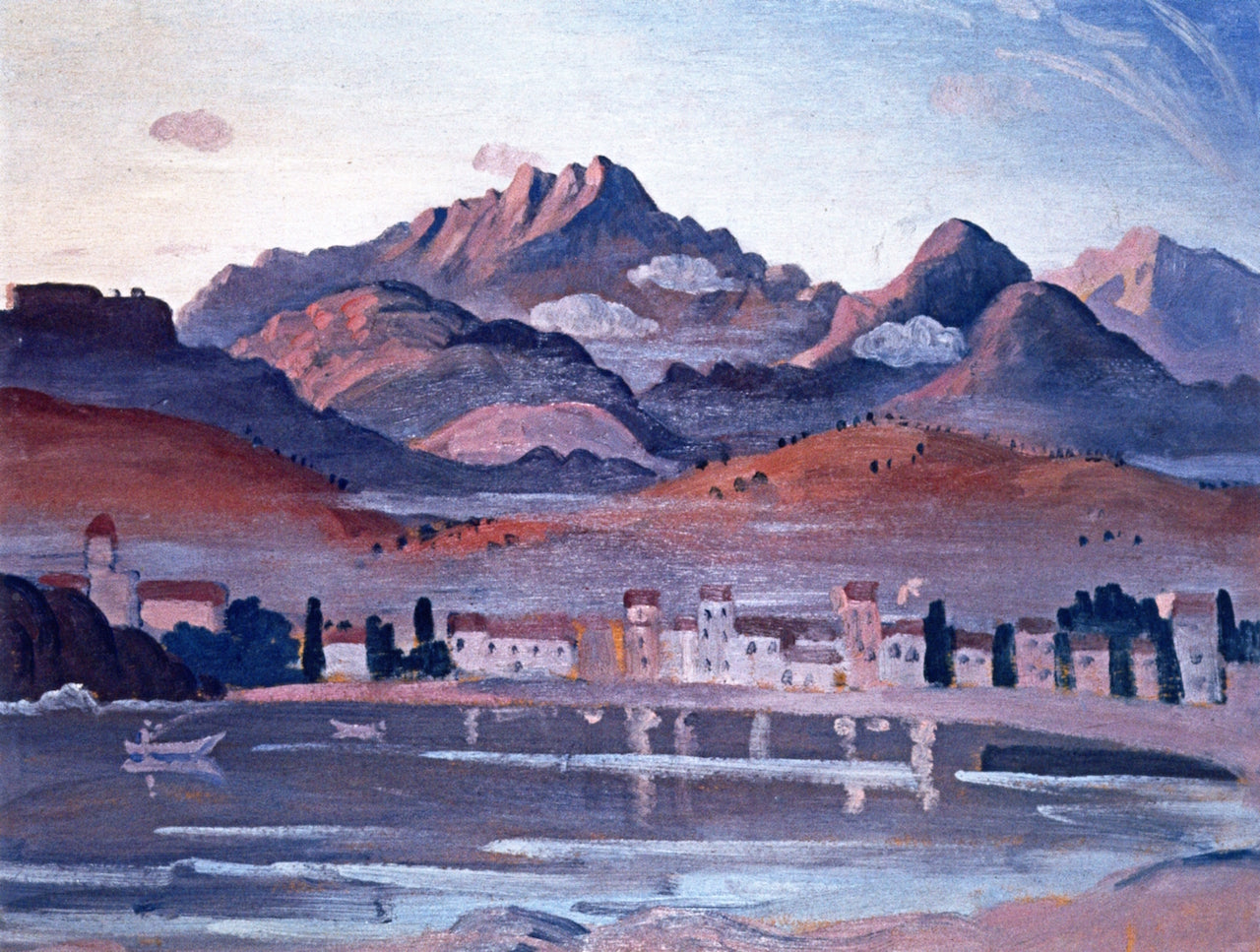 Collioure - Morning, vintage artwork by James Dickson Innes, 12x8" (A4) Poster