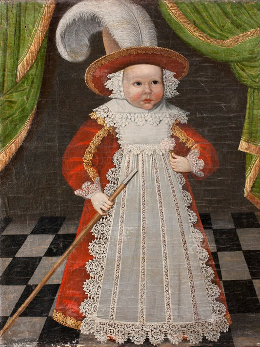 Augustus Gideon Wrangel af Salmis, vintage artwork by Jacob Heinrich Elbfas, 12x8" (A4) Poster