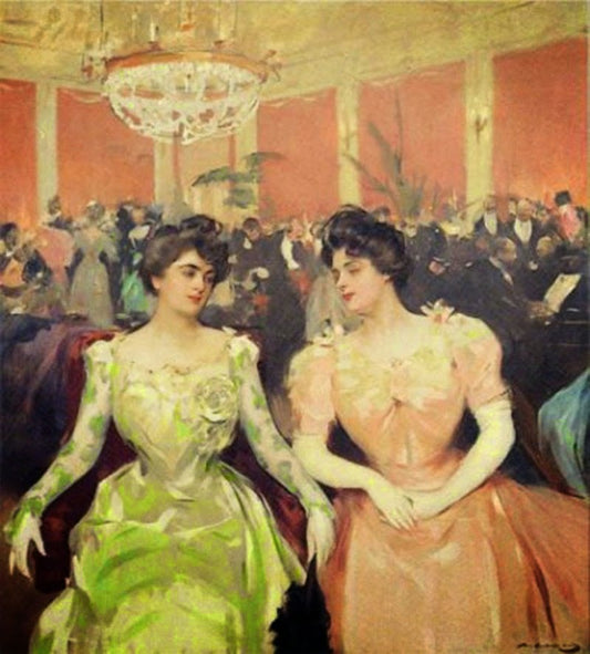 Foyer by Ramon Casas y Carbo,A3(16x12")Poster