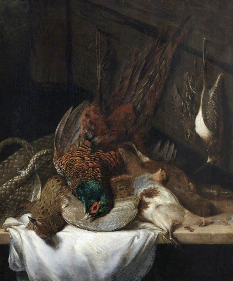 Still Life, Game, vintage artwork by William Duffield, A3 (16x12") Poster Print