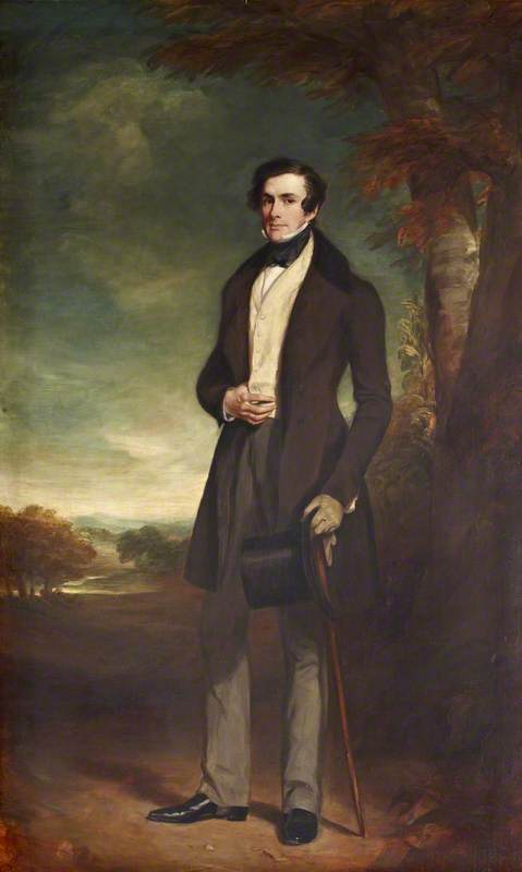Frederick William Hervey, vintage artwork by Sir Francis Grant, P.R.A., A3 (16x12") Poster Print
