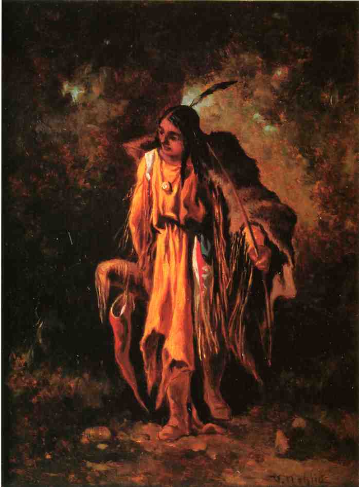 In the Woodlands, vintage artwork by Victor Nehlig, 12x8" (A4) Poster