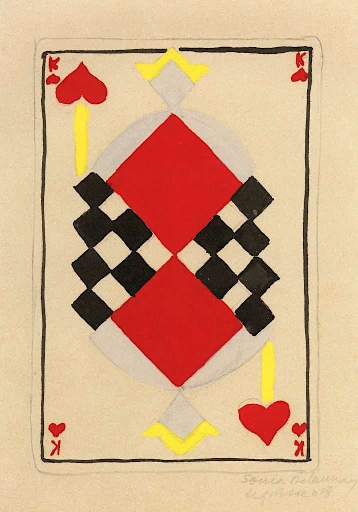 Design for a Playing Card by Robert Delaunay,16x12(A3) Poster
