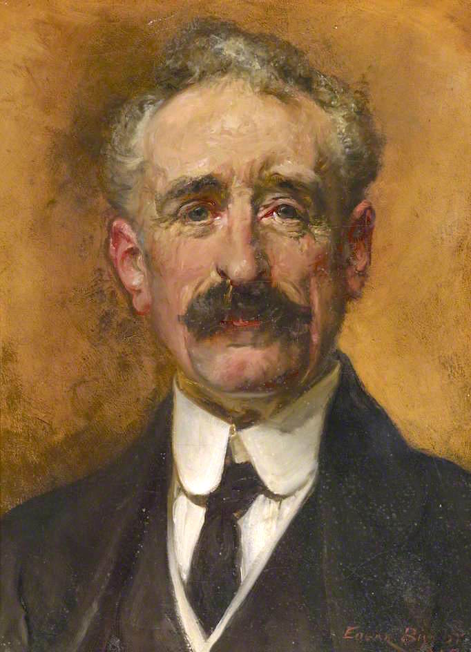 Leonard Harris, vintage artwork by Edgar Bundy, 12x8" (A4) Poster