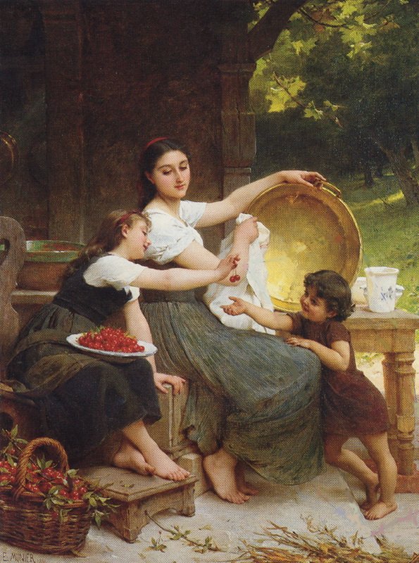 Jam, vintage artwork by Émile Munier, 12x8" (A4) Poster