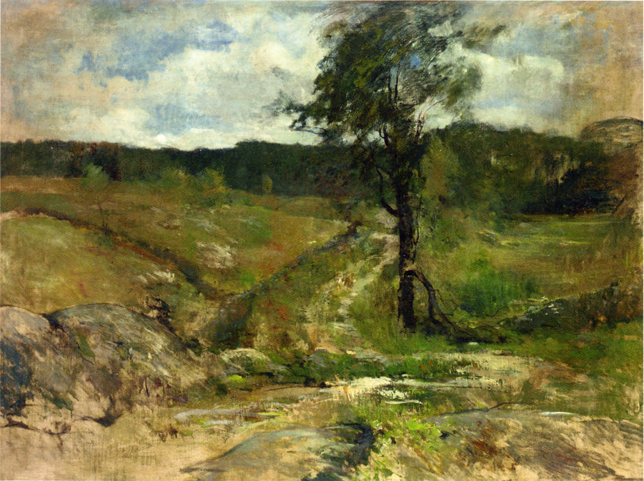Branchville, vintage artwork by John Twachtman, 12x8" (A4) Poster