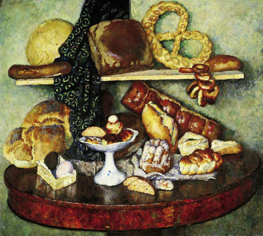 The Moscow Bread, vintage artwork by Ilya Mashkov, 12x8" (A4) Poster