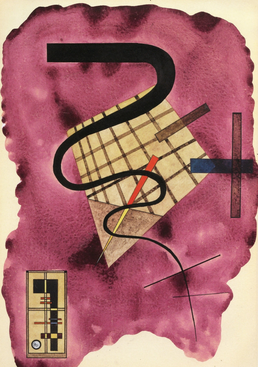 Floating Line by Wassily Kandinsky,A3(16x12")Poster