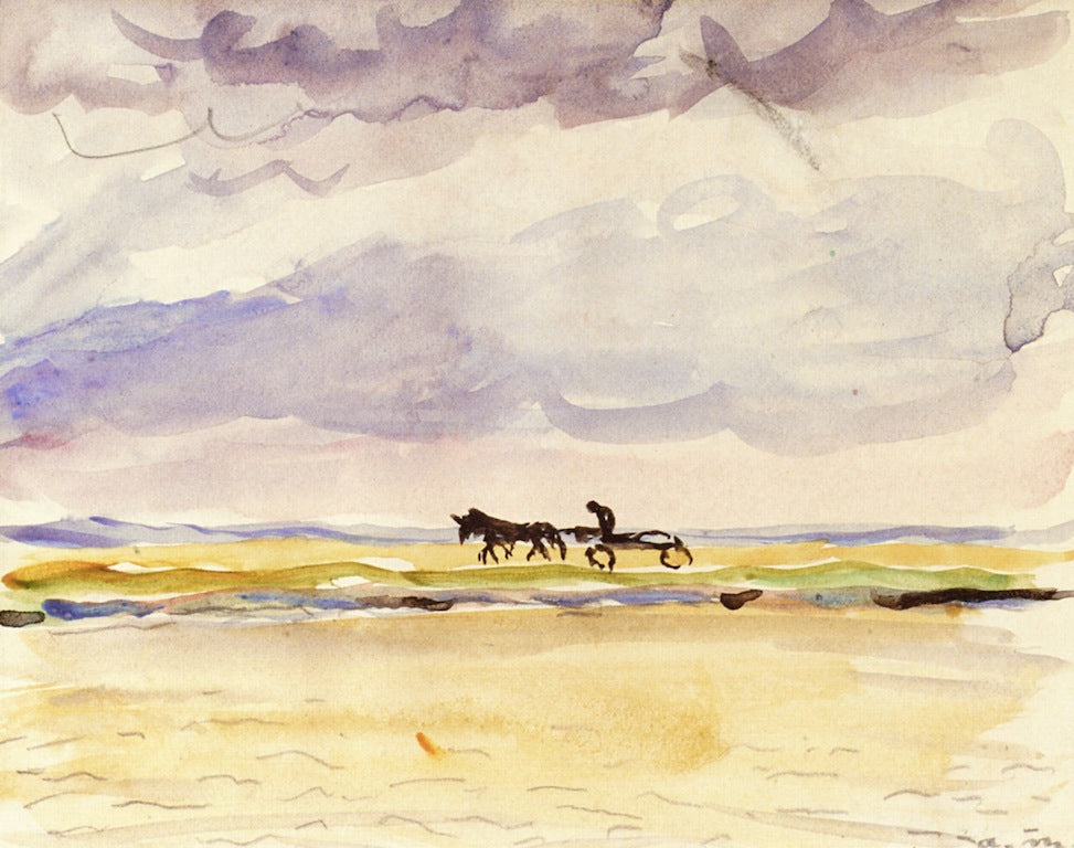 Danube: Wagon in a Storm by Albert Marquet,16x12(A3) Poster